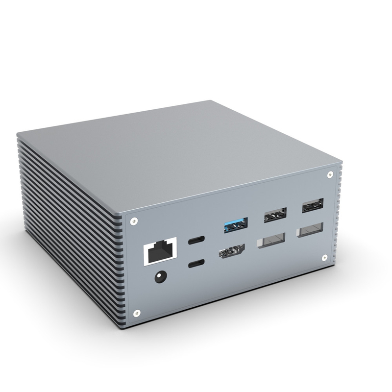 16 In 1 Thunderbolt 4 Docking Station 3 Monitor Mac USB 3.0 Universal Laptop DP USB C Dengan Pasokan Listrik DC