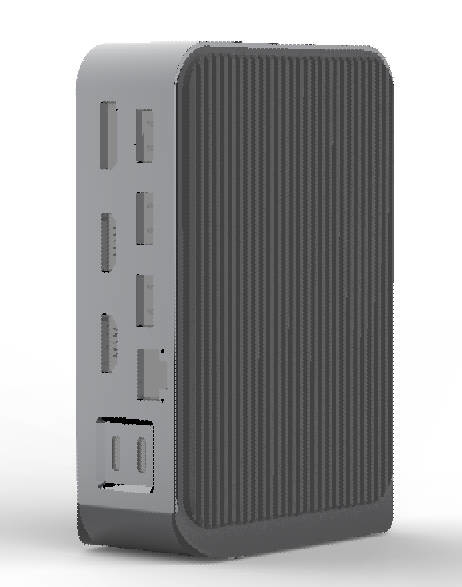 16-In-1 Thunderbolt Displaylink Dock USB Docking Station Dual Monitor Untuk MacBook & Windows