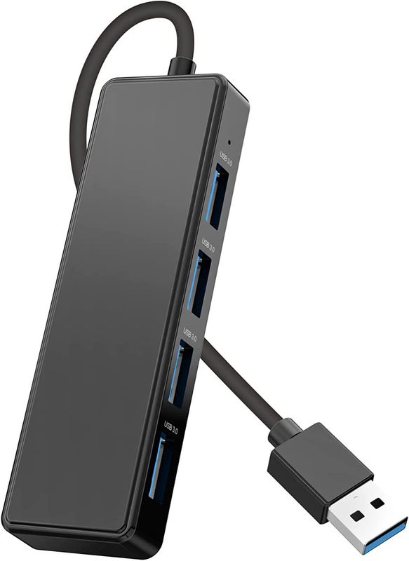 4 Port USB A Splitter Ultra-Slim USB Expander USB 3.0 Konektor Untuk Mouse Keyboard