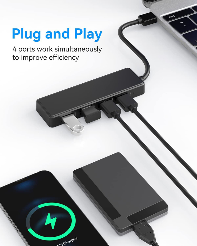 Hub USB 3.0 Hdmi USB 3.0/2.0 Adaptor Tipe C Dengan Kecepatan Transfer Data 10Gbps 1080P