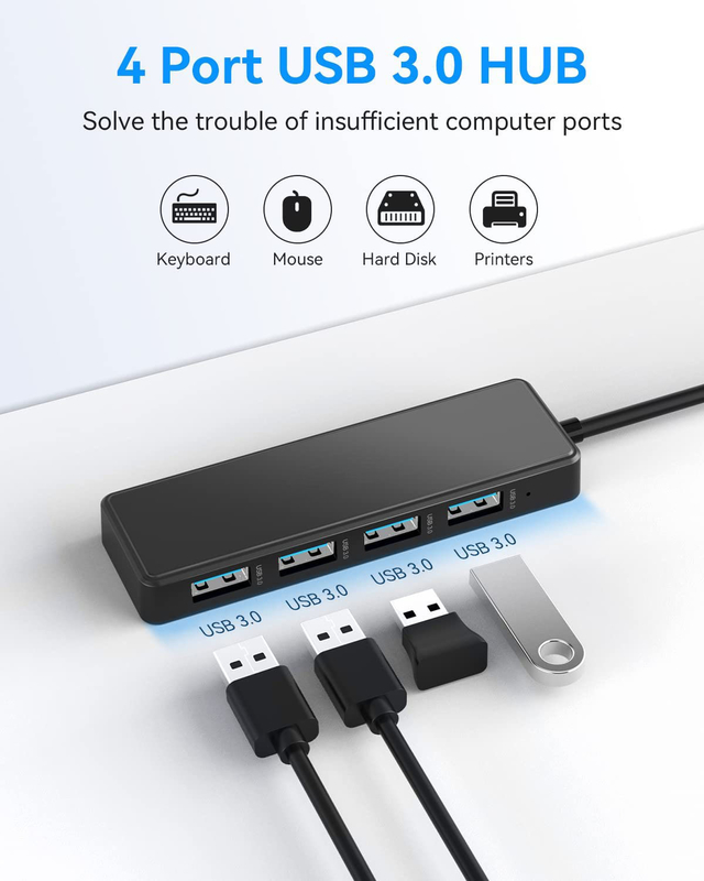 Hub USB 3.0 Hdmi USB 3.0/2.0 Adaptor Tipe C Dengan Kecepatan Transfer Data 10Gbps 1080P