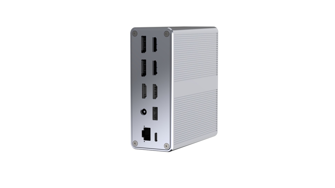 15-In-1 Displayport USB Docking Station Dual Usb C 4k Untuk Untuk MacBook & Windows