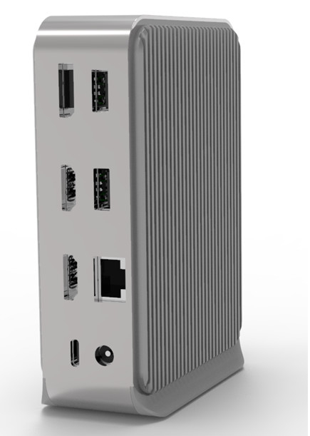 14-Port USB-C Docking Station 65w Chromebook Bersertifikat Triple 4K Monitor 3.5mm Audio Jack Untuk Laptop
