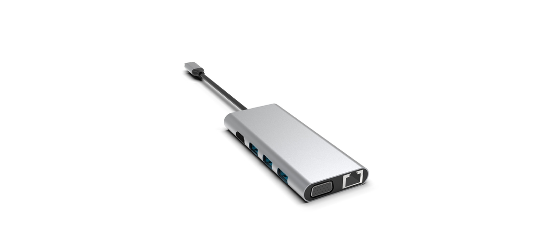 Macbook USB Adapter Untuk Macbook Air 5 In 1 Multi Port 4K Usb Type C Slim 3.0