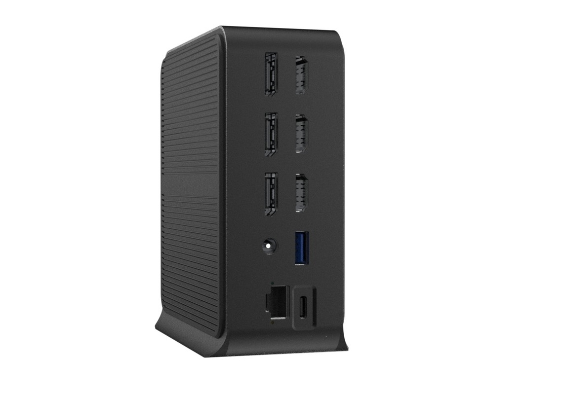 12 In 1 USB C Docking Station USB 3.0 Type-C 5Gbps Transfer Data Dan Fungsi Pengisian