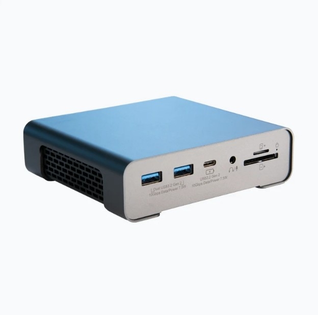Hdmi 4K Triple Monitor Docking Station USB C Dengan Ethernet Port Untuk Macbook Air Laptop