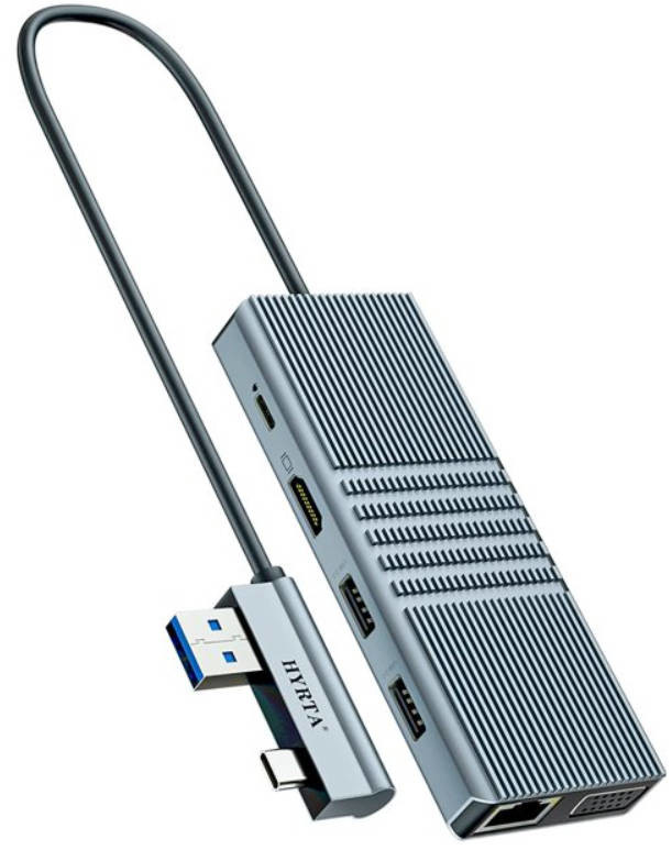 11 IN 2 USB C Hub PD 3.0 HDMI Teknologi Display Link Surface Pro 7 Hub Docking Station