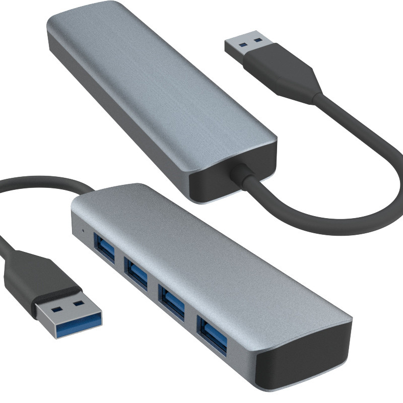 4 In 1 USB Adaptor Untuk USB C 3.0 USB Hub Aksesoris Kecepatan Tinggi Untuk Macbook