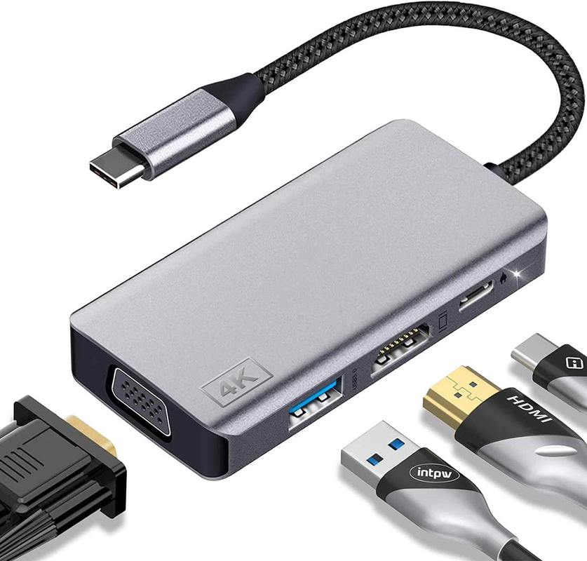 14 In 1 USB C Hub Adapter Untuk Macbook Pro Air Laptop USB C Docking Station Dual Monitor
