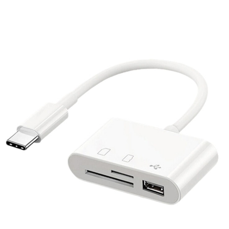 Pembaca Kartu Memori Untuk Android Komputer Ponsel Adaptor Kamera USB Plug And Play Adaptor Kartu SD IPad