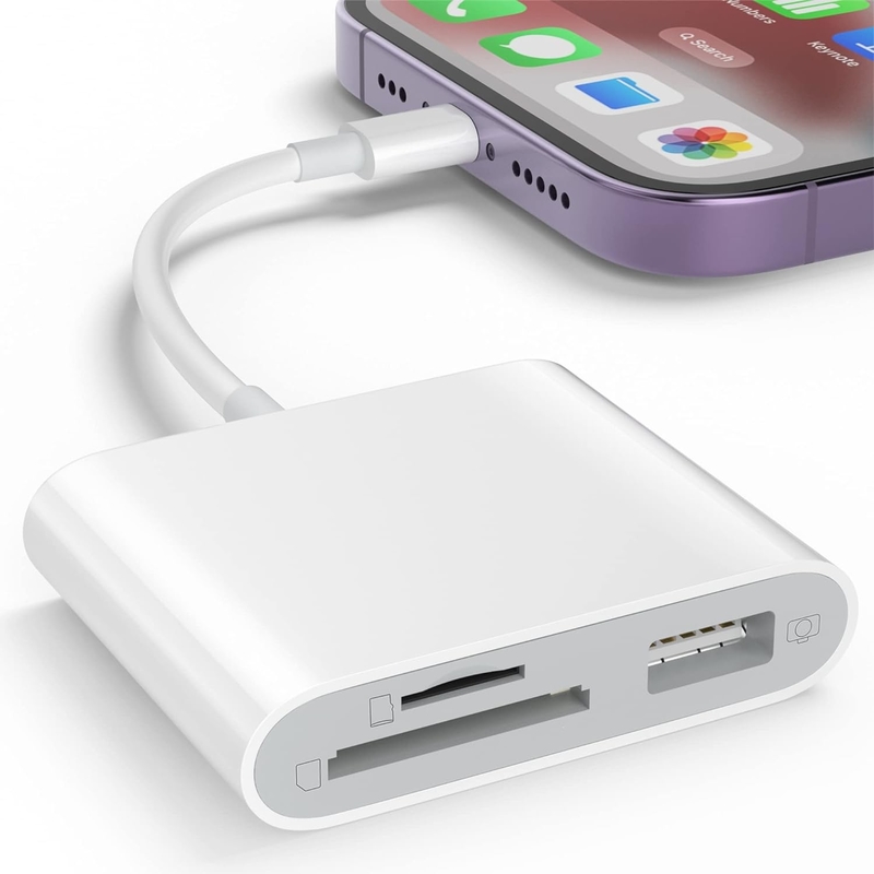 3-Slot USB Tipe C Untuk Adaptor Kartu Compact Flash Micro SD Card Reader Untuk MacBook Pro