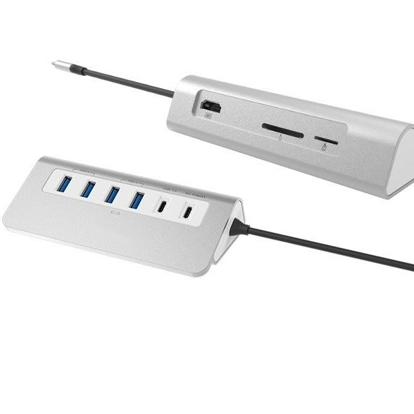 10 In 1 USB C Hub HDMI USB 3.0 SD/TF Card Reader Untuk Laptop MacBook Dan Desktop Computer