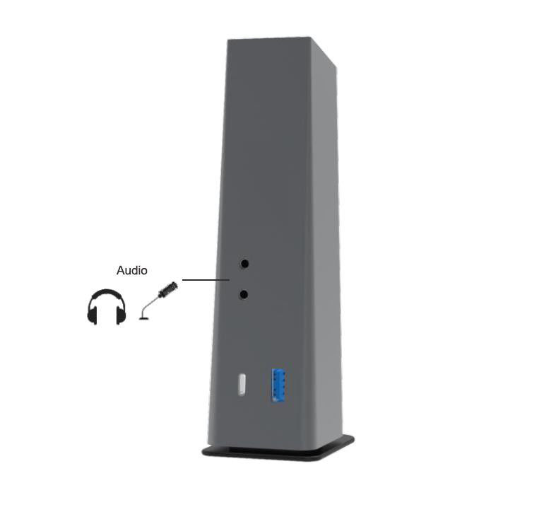 USB C 4k Hdmi Docking Station Dengan Power Delivery USB Type-C 4K Ethernet RJ45 Docking Station