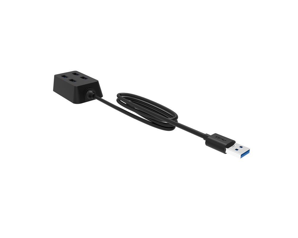 Multiple Iphone USB A Adapter Untuk HDMI 4 Port Data Transmission USB3.0
