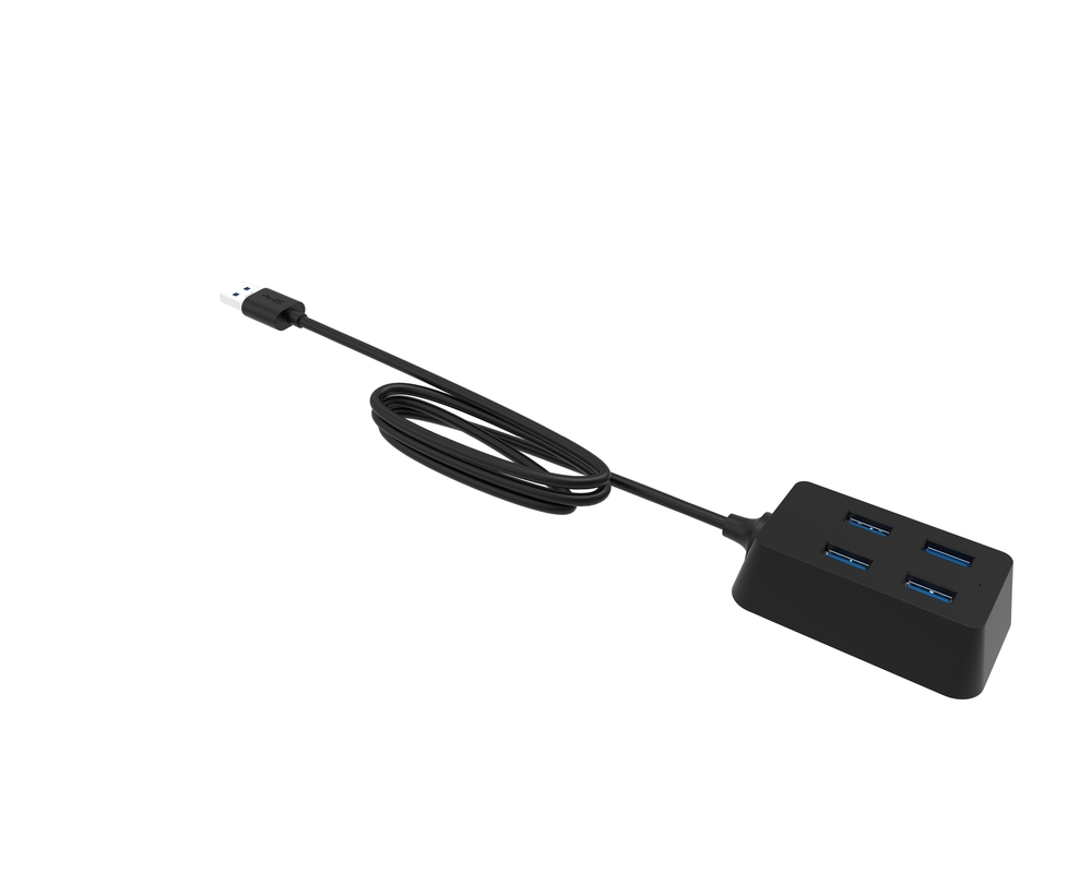 Multiple Iphone USB A Adapter Untuk HDMI 4 Port Data Transmission USB3.0
