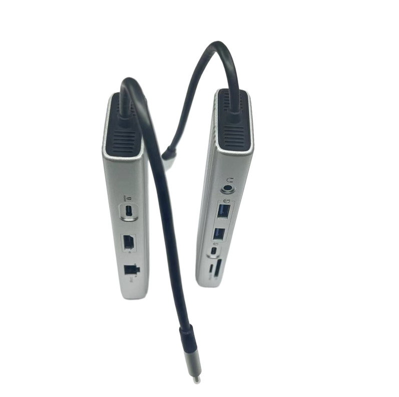 mac usb c hub 6 in 1 Docking Station USB-C ke USB A 3.0 PD 100W untuk mac mini m1 m2