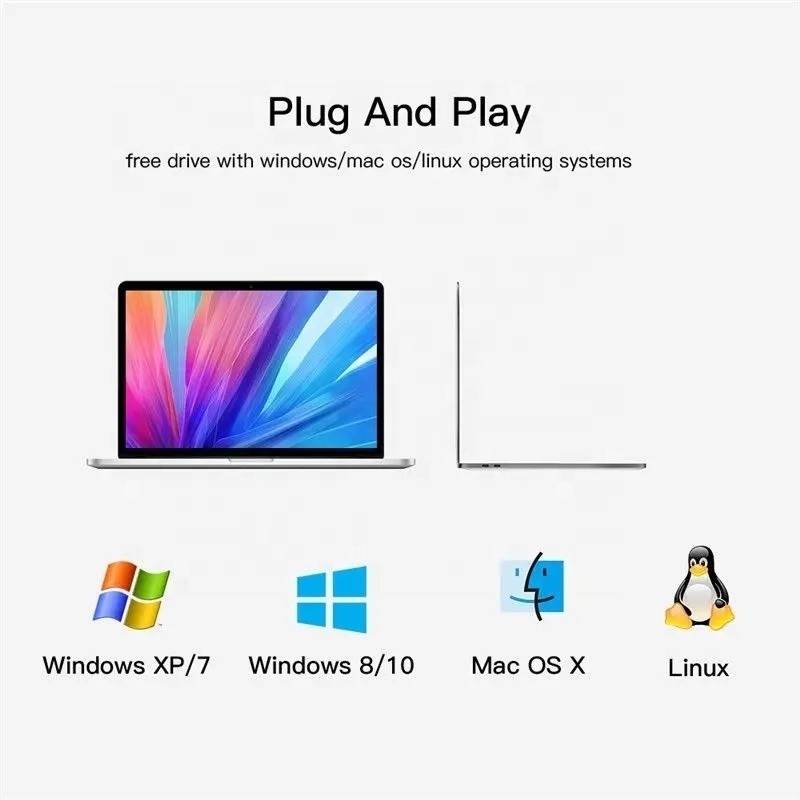 Type C Interface 4 In 1 4 Port Hub Type-C OTG Ke USB 3.0 2.0 Adapter Aluminium Alloy