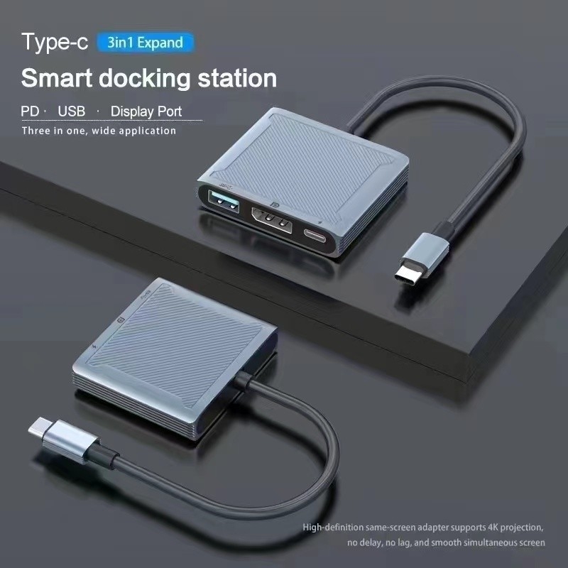 USB C Hub Dengan HDMI Dan Displayport, 13 In 1 USB C Untuk Displayport Hub Dengan 100W PD