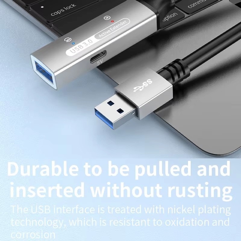 USB 3.0 Hub Extension Type A Male to Female Kabel Data Dengan Daya USB C Hub Ekstra Panjang