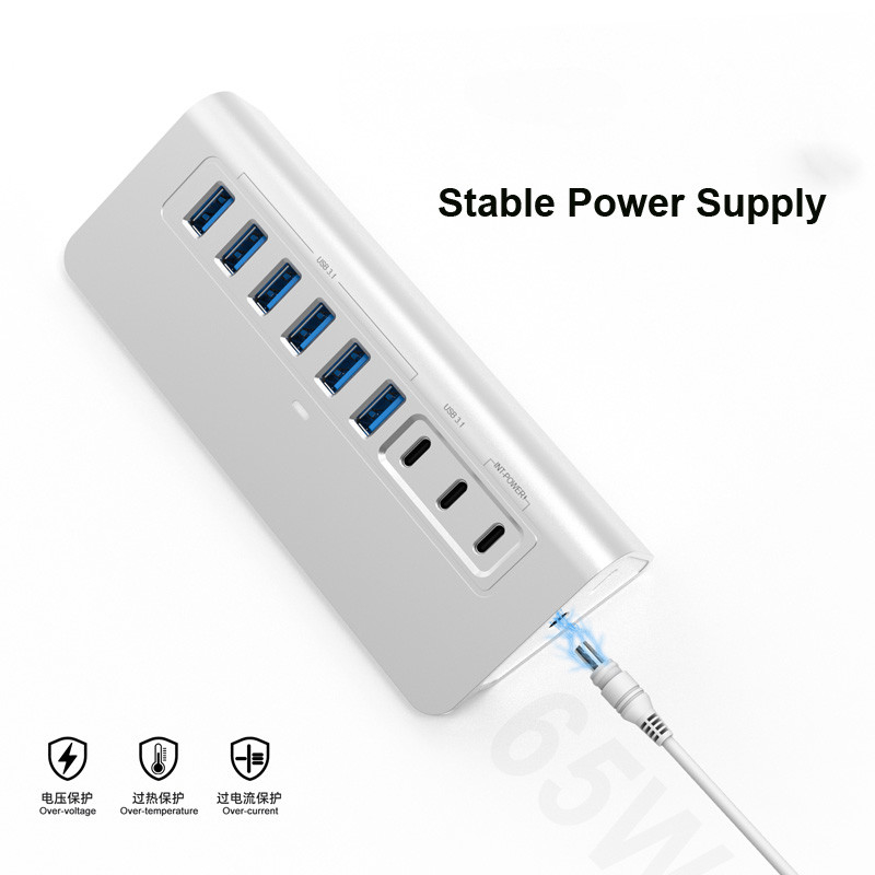 Perlengkapan port tipe C yang dapat disesuaikan dengan konektor USB A Dukungan OEM / ODM