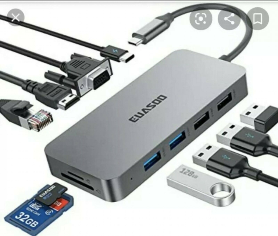 Loop Out USB C Type C Hub Dengan High Definition 4K 60Hz HDMI Video Capture Card