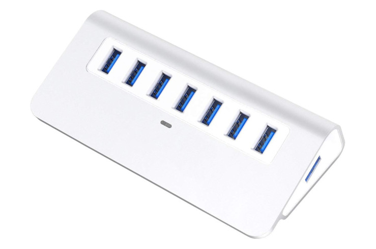 USB 3.1 Antarmuka 4-In-1 Tipe C Hub Adaptor Multiple Untuk Transfer Data Kecepatan