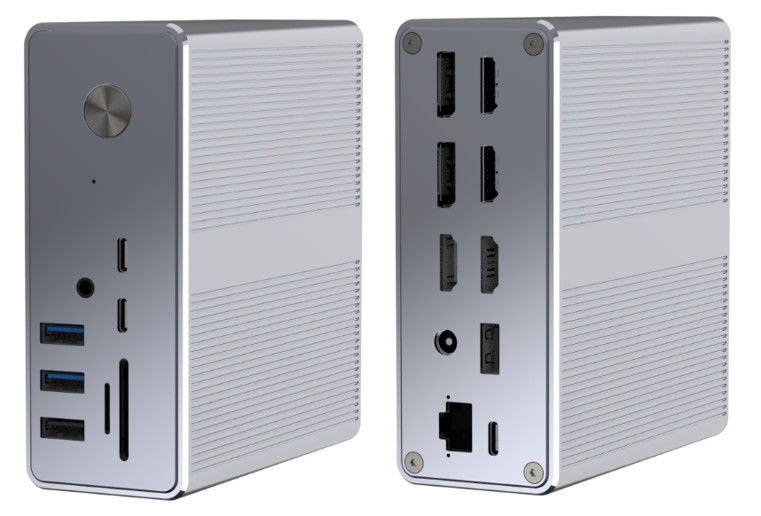 16 In 1 USB-C Docking Station PD 100W Fast Charger PC Host/USB 2.0/3.0 Hub/HDMI 4K60HZ /PD 4K/60HZ/RJ45 Gigabit