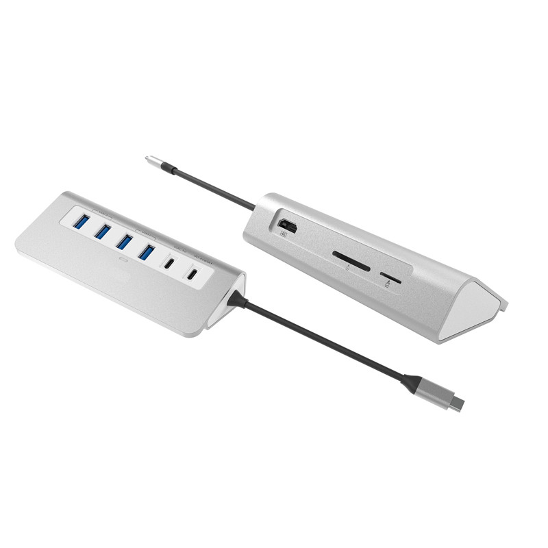 9 In 1 Portable Docking Station Untuk Laptop Dengan SD Card Reader HDMI 4K