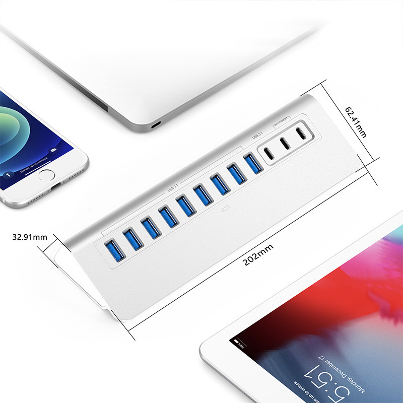 Adaptor Gigabit Lan USB C Tipe-C Ke RJ45 Ethernet untuk Laptop yang Diperlukan