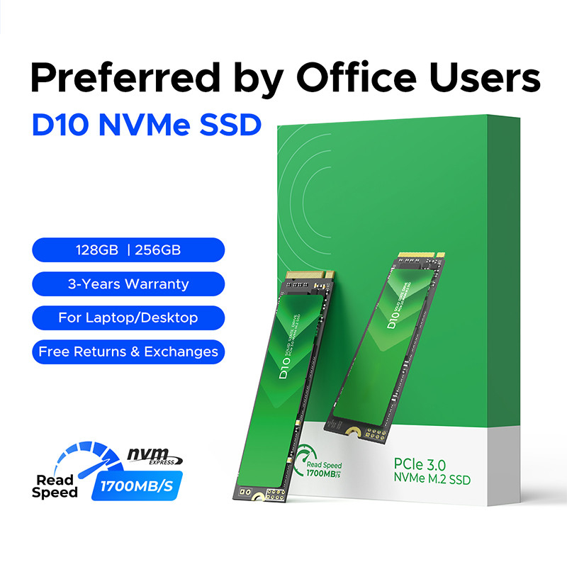 High Speed PCIe 3.0 Interface M.2 SSD dengan Kapasitas 128GB dan SATA 6Gb/s Controller