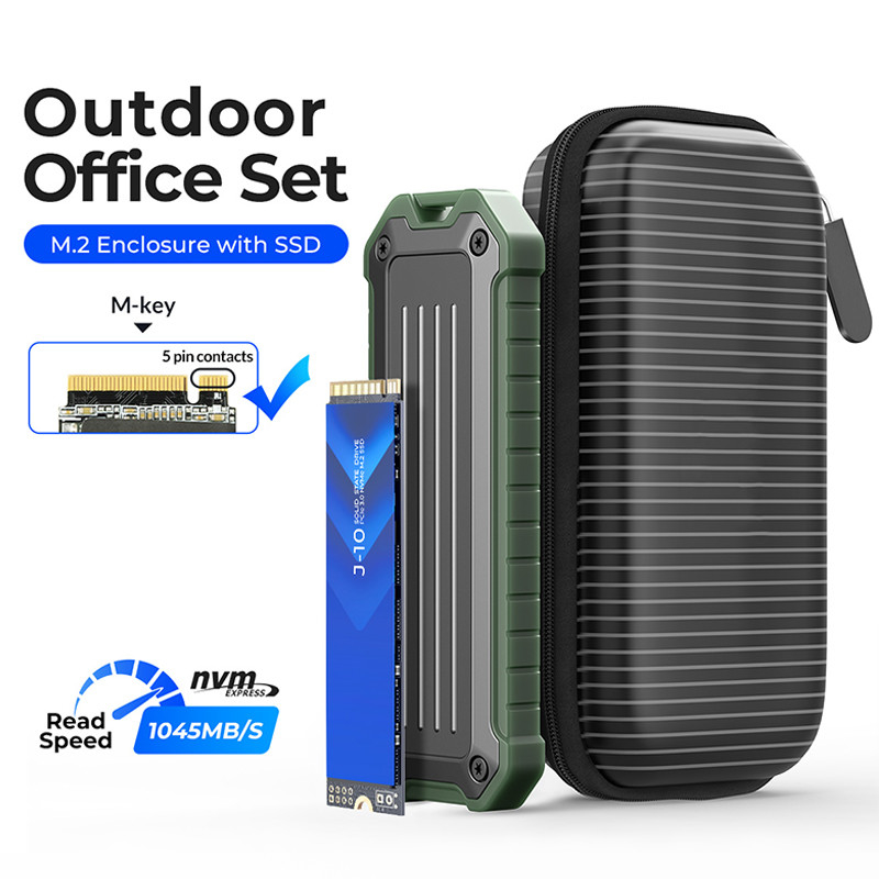 Kapasitas tinggi 128G SSD Storage -40°C sampai 85°C Kecepatan membaca Hingga 1800 MB/s