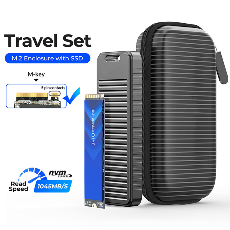Kapasitas tinggi 128G SSD Storage -40°C sampai 85°C Kecepatan membaca Hingga 1800 MB/s