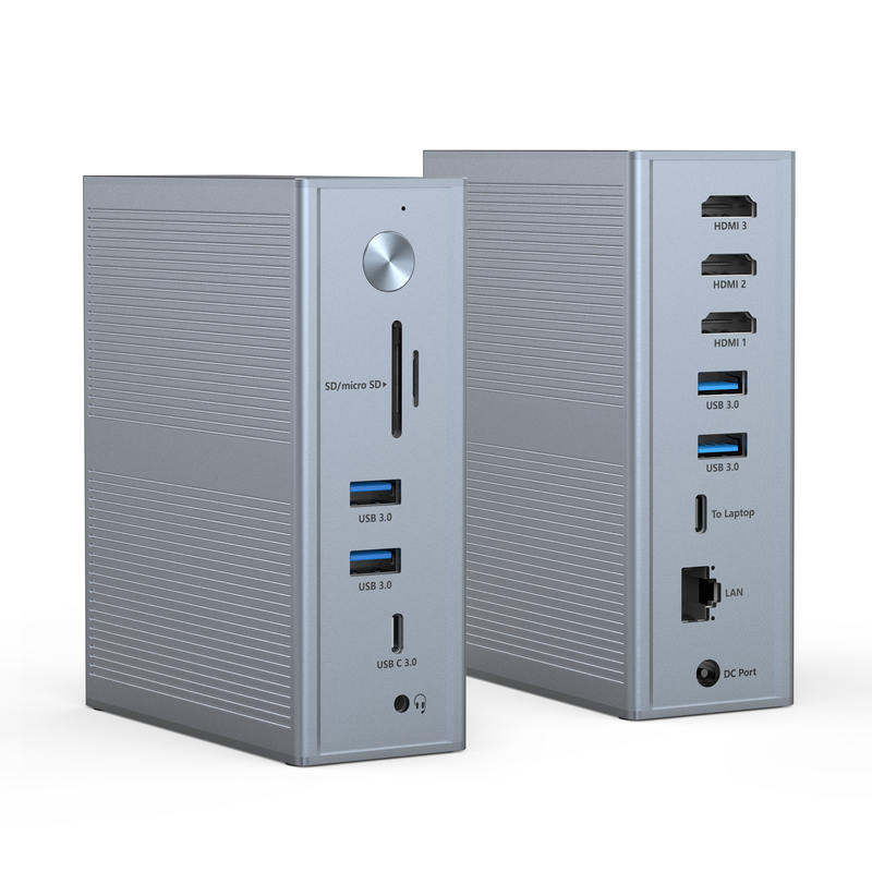 Subosen Power Supply USB-C PD 100W USB-C Docking Station untuk kompatibilitas perangkat yang cepat dan lancar