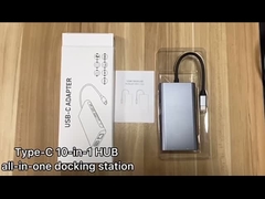 7 in 1 Type-C Hub 4K untuk HDMI Multiport Dock Station