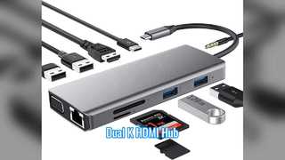 Adaptor HDMI 0 In USB C Hub Ganda K 60Hz