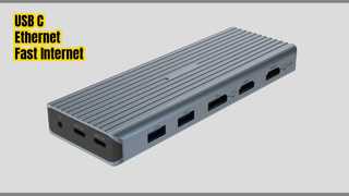 USB C Hub Ethernet Mempercepat Laptop Anda