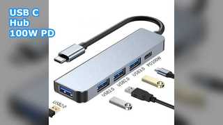 Hub USB C 9-In-1 100W PD Pengisian Cepat